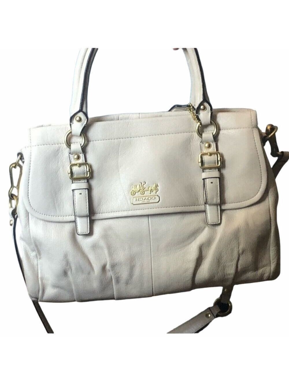 Coach Leather Flap Madison bag